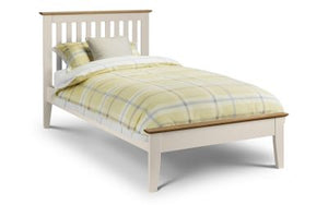 Salerno Shaker Bed - Available in Solid Oak, Two Tone & Ivory