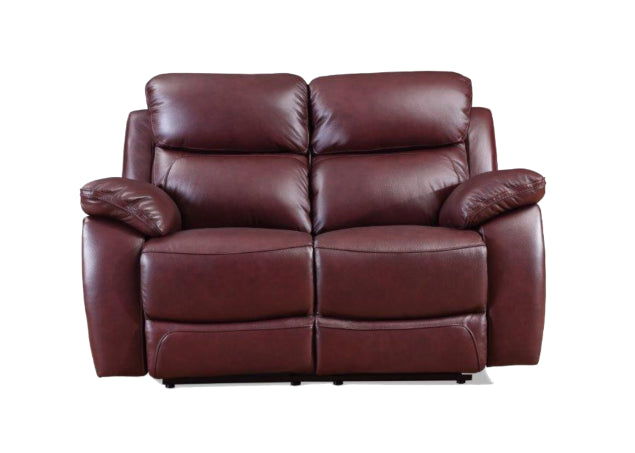 Rivoli Recliner Sofa - Available in Burgundy (Red) & Tabaco (Brown)
