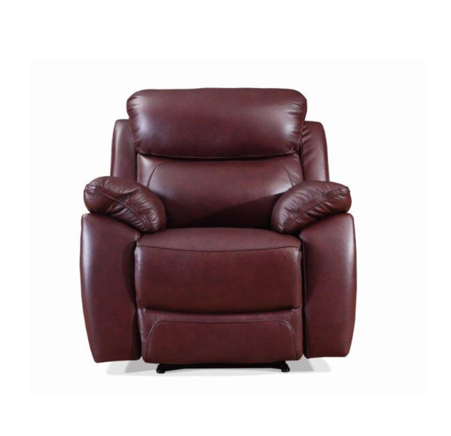 Rivoli Recliner Sofa - Available in Burgundy (Red) & Tabaco (Brown)