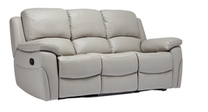 Sienna Manual Recliner Sofa - Available in Black, Pearl Grey or Sky Blue