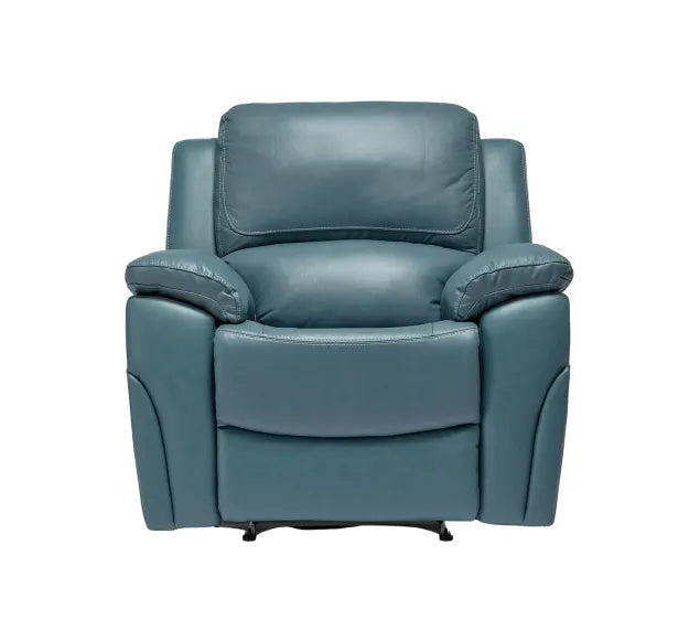 Sienna Manual Recliner Sofa - Available in Black, Pearl Grey or Sky Blue
