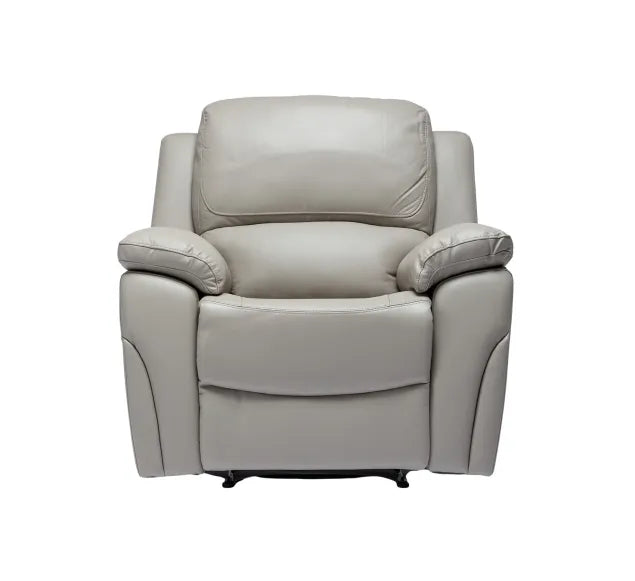 Sienna Manual Recliner Sofa - Available in Black, Pearl Grey or Sky Blue