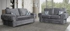 Verona Fabric Sofa Set 3 + 2 and Corner, Scatterback or Formal Back - Mink or Grey