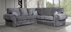 Verona Fabric Sofa Set 3 + 2 and Corner, Scatterback or Formal Back - Mink or Grey