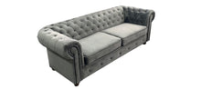 Load image into Gallery viewer, Chesterfield Infinity Grey or Black Plus Velvet - Sofa Set 3+2
