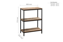 Load image into Gallery viewer, Urban 3 Tier Bookcase Rustic - Rustic
