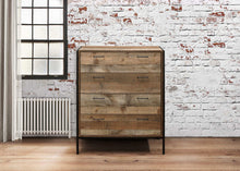 Load image into Gallery viewer, Urban 4 Drawer Chest - Rustic
