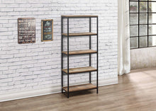 Load image into Gallery viewer, Urban 5 Tier Bookcase - Rustic
