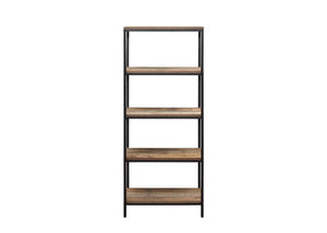 Urban 5 Tier Bookcase - Rustic