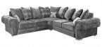 Verona Fabric Sofa Set 3 + 2 and Corner, Scatterback or Formal Back - Mink or Grey