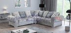 Verona Fabric Sofa Set 3 + 2 and Corner, Scatterback or Formal Back - Mink or Grey
