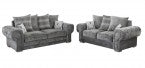 Verona Fabric Sofa Set 3 + 2 and Corner, Scatterback or Formal Back - Mink or Grey