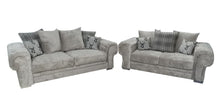 Load image into Gallery viewer, Verona Fabric Sofa Set 3 + 2 and Corner, Scatterback or Formal Back - Mink or Grey
