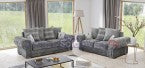 Verona Fabric Sofa Set 3 + 2 and Corner, Scatterback or Formal Back - Mink or Grey
