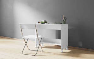 Merlin - White Pull Out Desk - Available in White or Grey