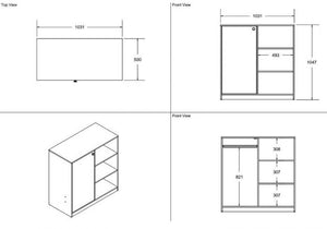Merlin - Storage Unit - Available in Grey or White